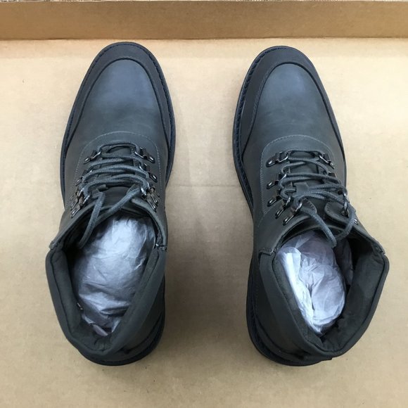 Unlisted by Kenneth Cole Men's Bainx Hiker Boots Dark Grey‎ 9 - Picture 2 of 7